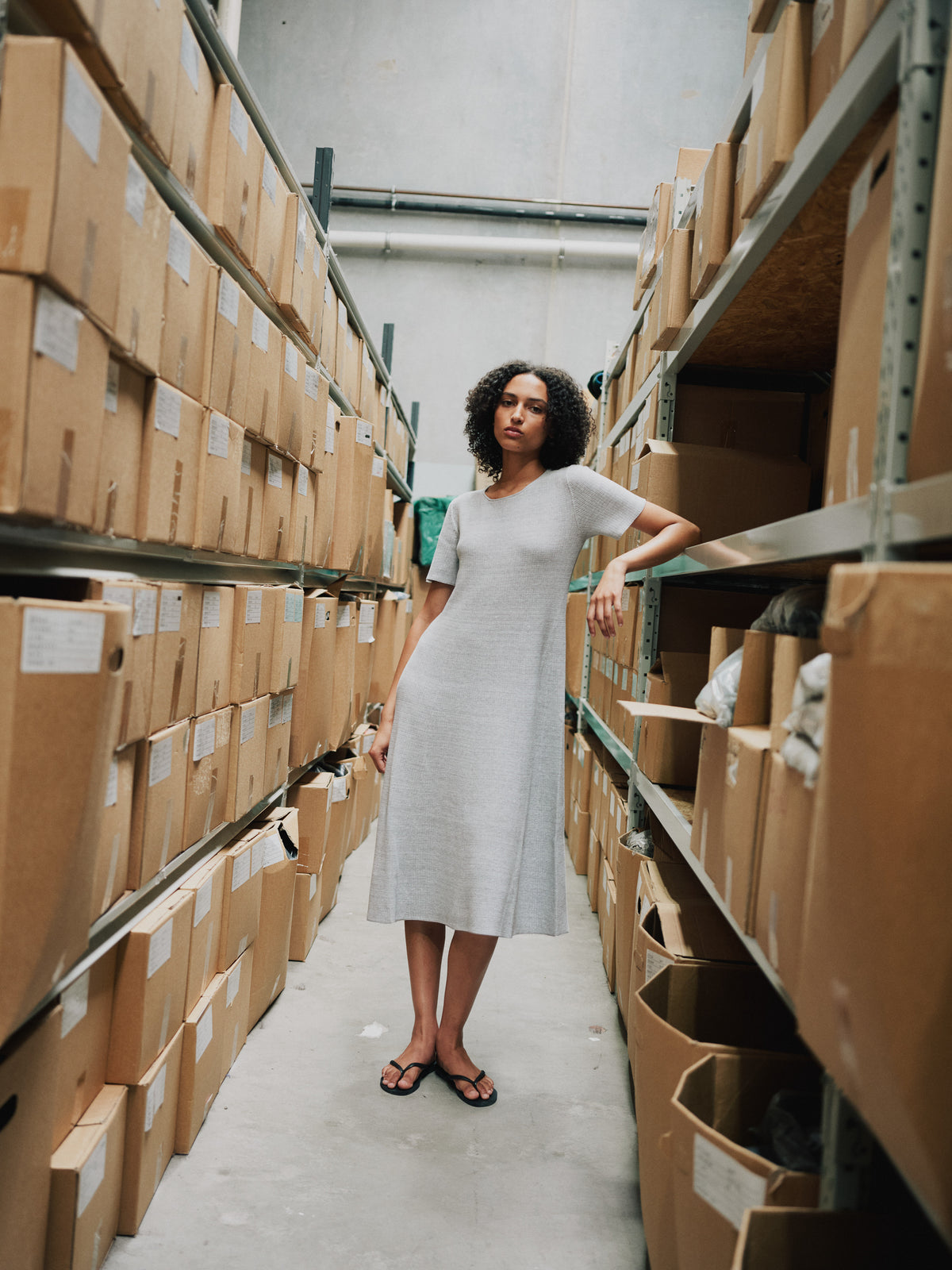 Standard Issue Cotton Waffle Dress