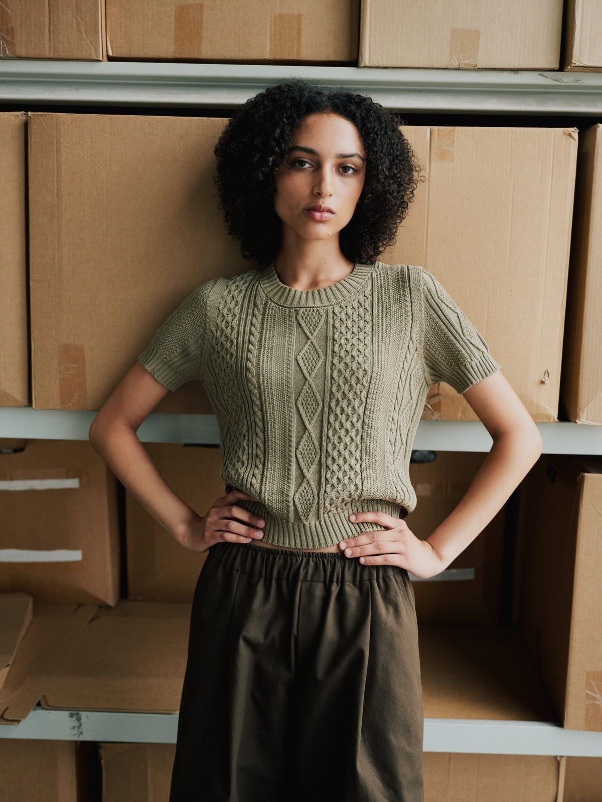 Standard Issue Cotton Cable T-Shirt Tankard