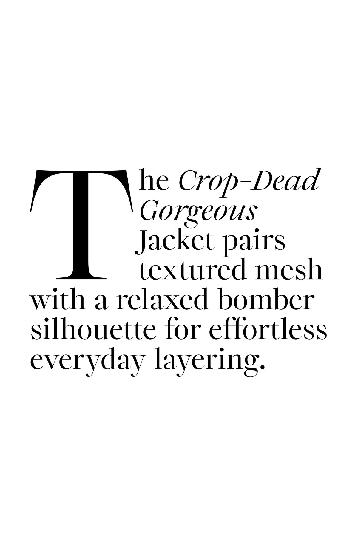 Trelise Cooper Crop Dead Gorgeous Jacket Black
