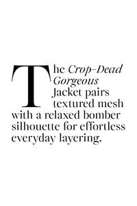 Trelise Cooper Crop Dead Gorgeous Jacket Black
