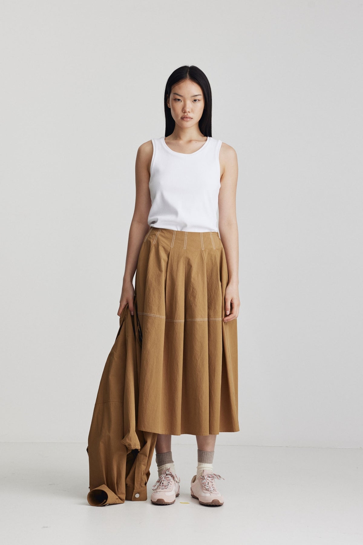 Ricochet Carter Skirt Tan