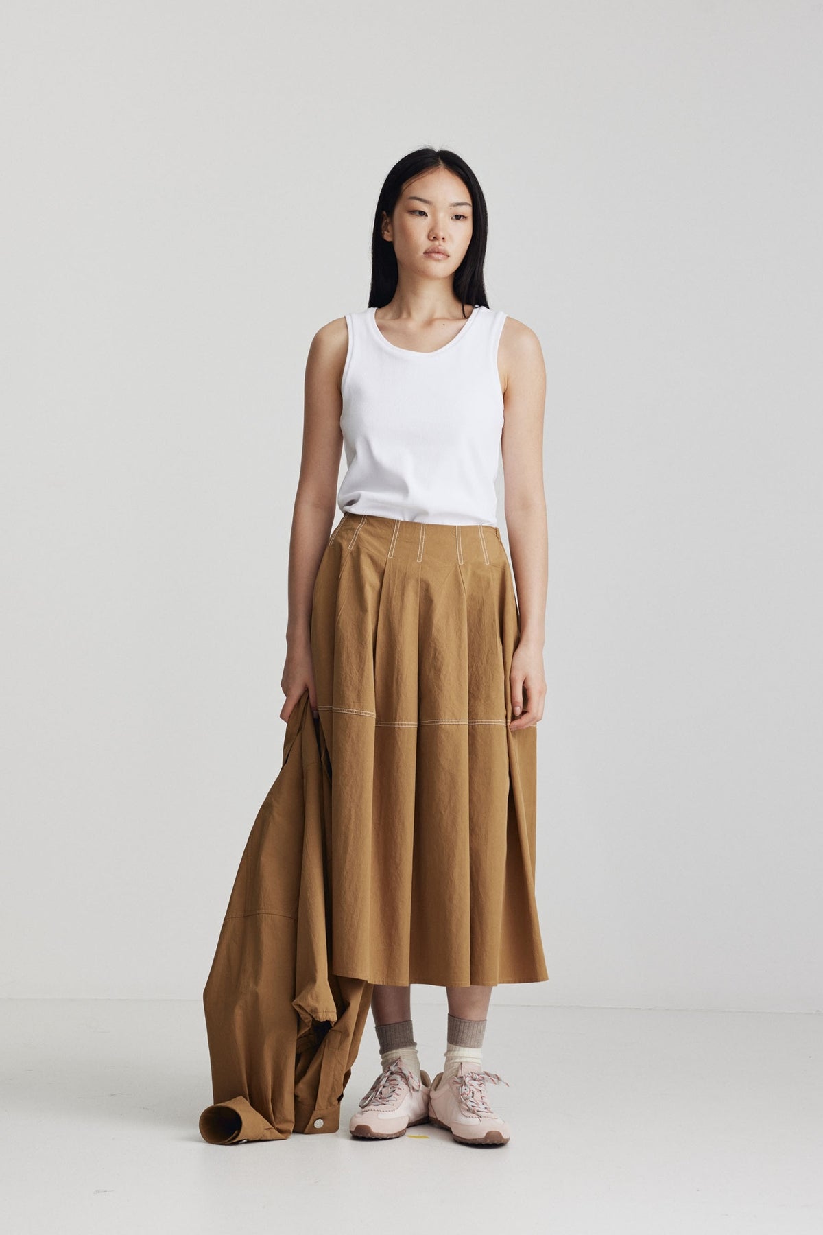 Ricochet Carter Skirt Tan