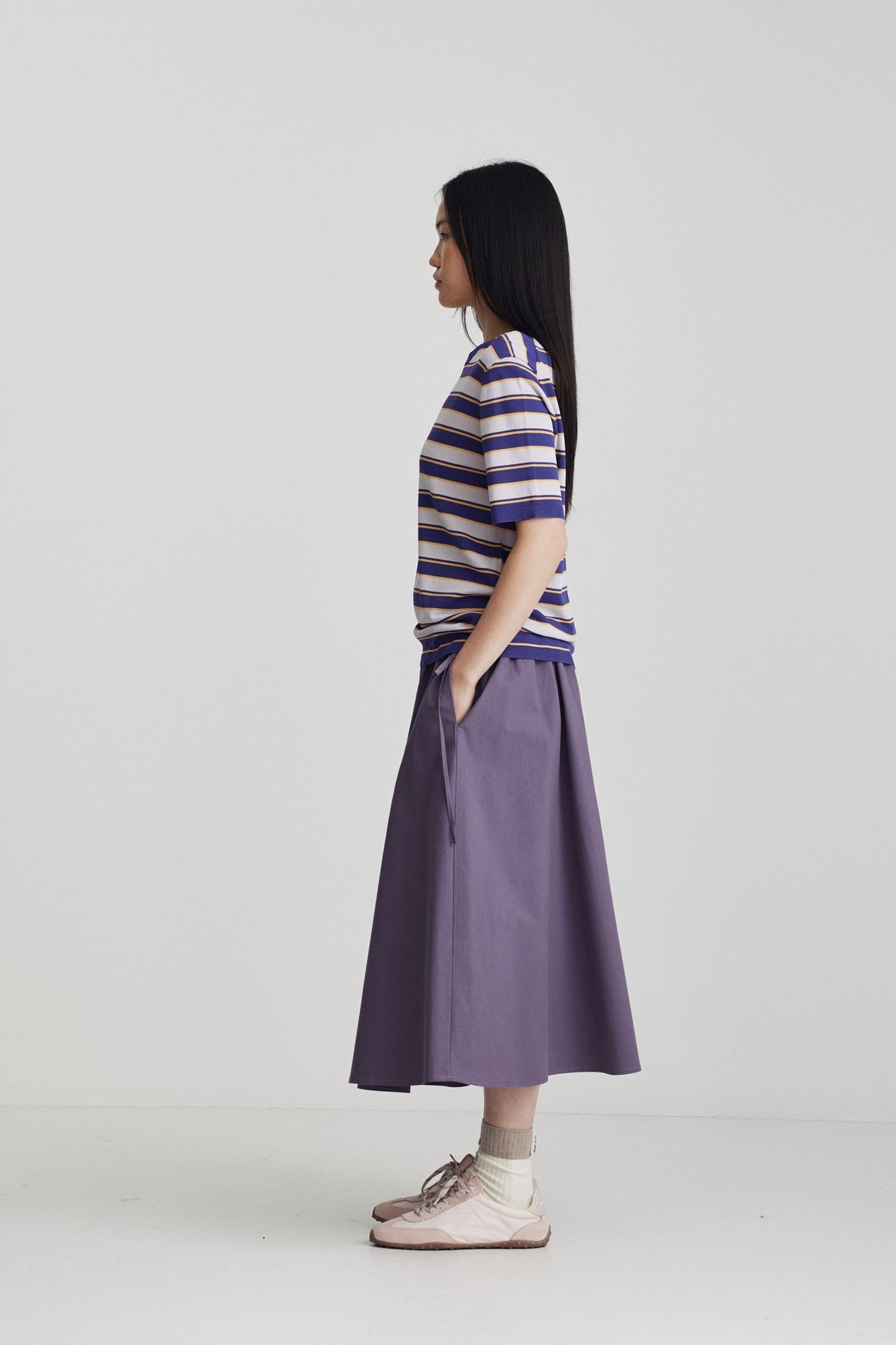 Ricochet Micha Skirt Black Grape
