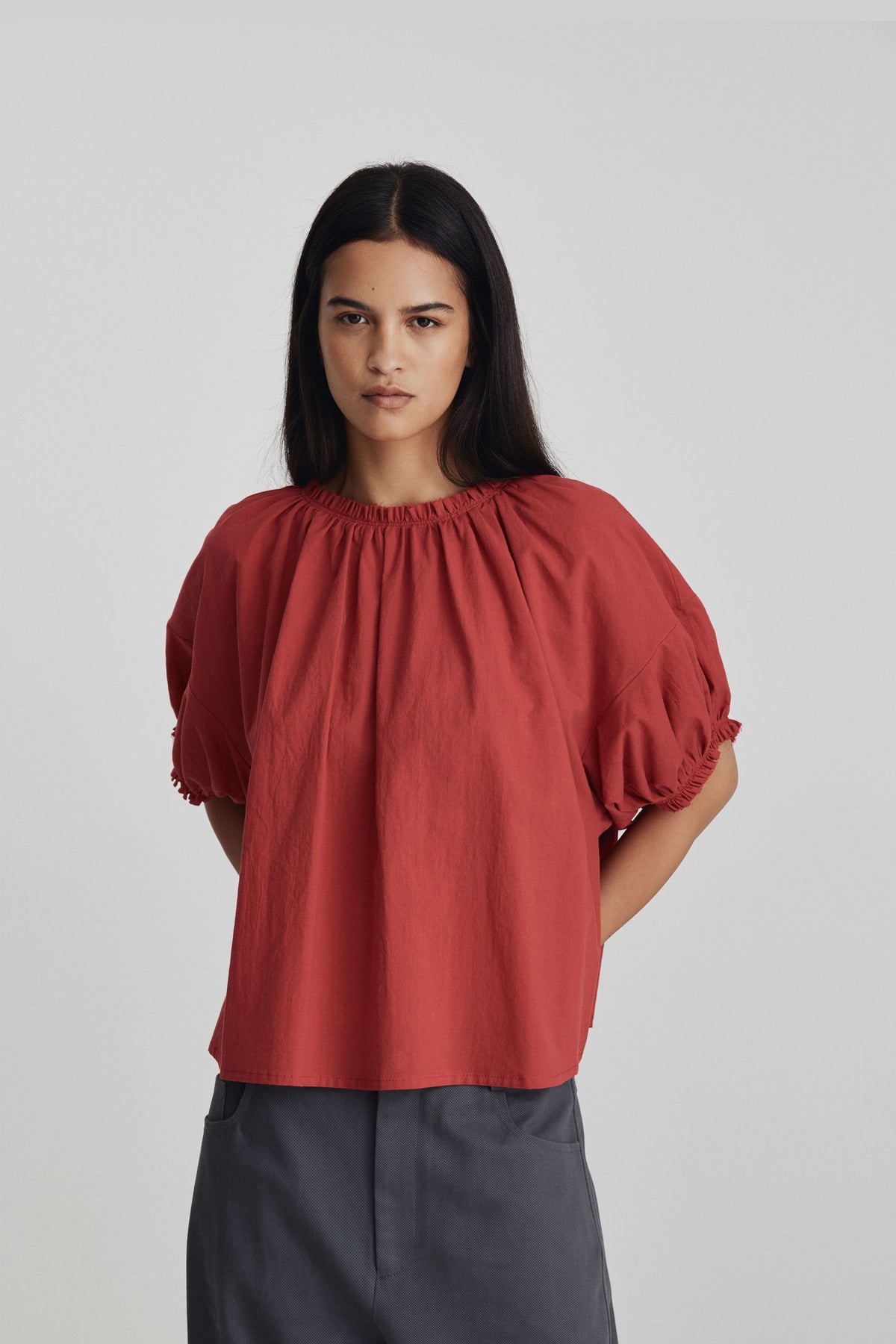Ricochet Tomas Top Berry Red