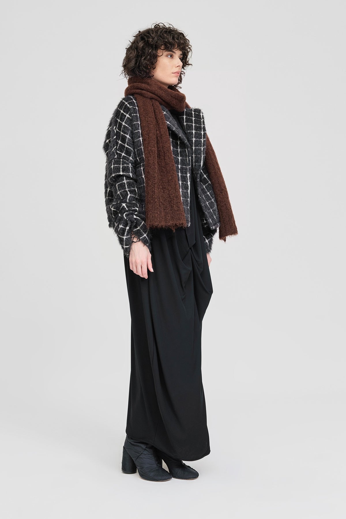 Taylor Ribbed Scarf Pinecone