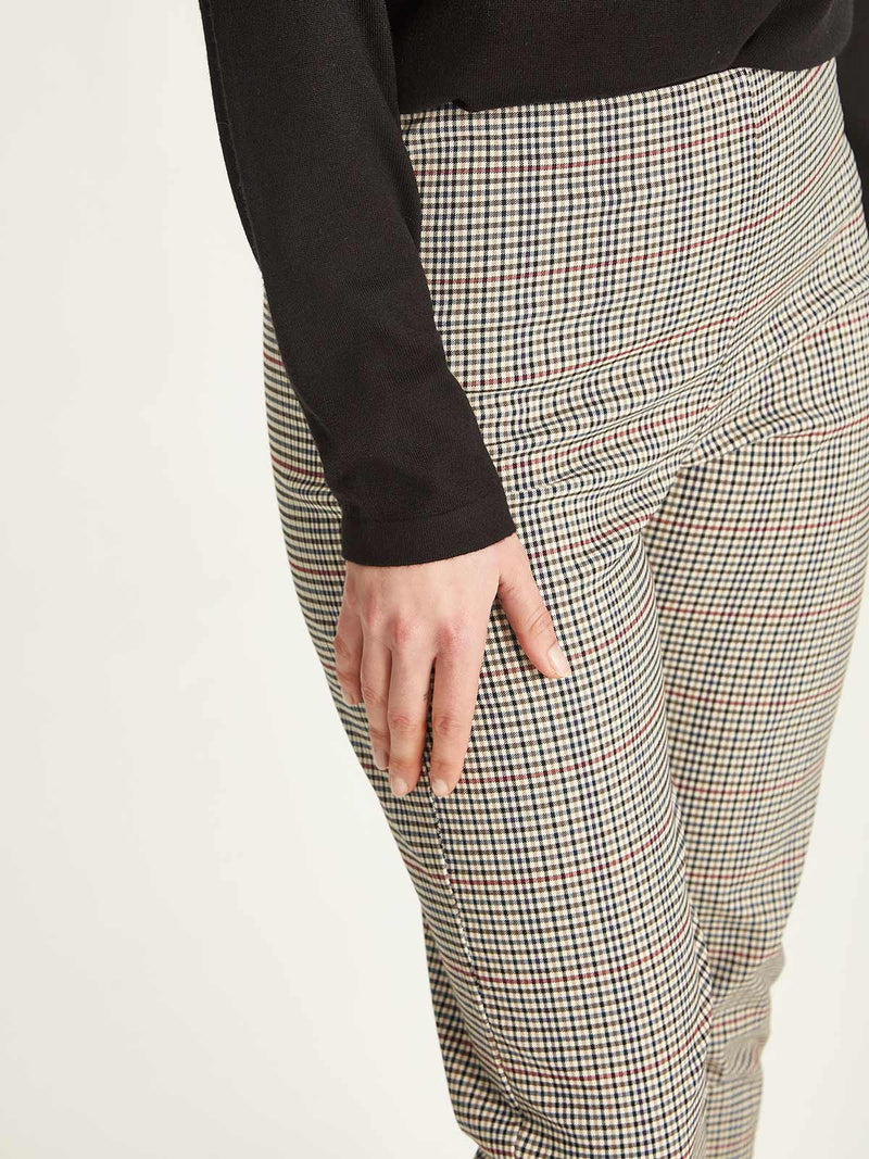 Sills Acorn Check Cuffed Hepburn