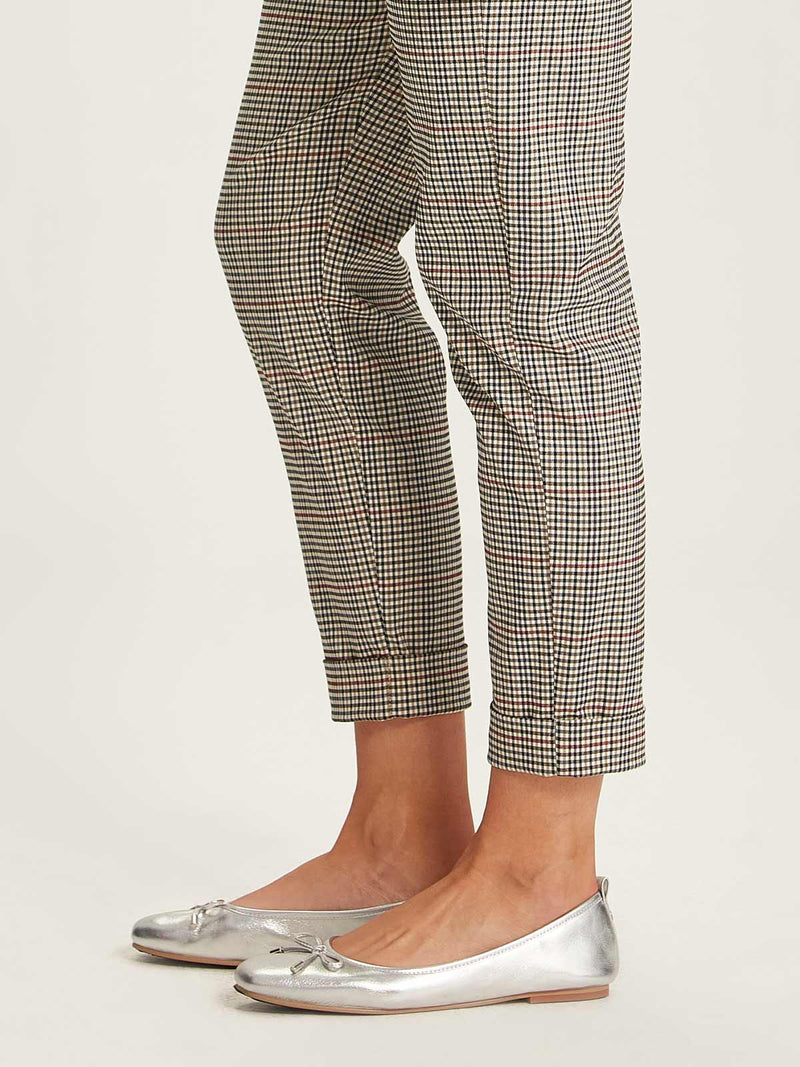 Sills Acorn Check Cuffed Hepburn