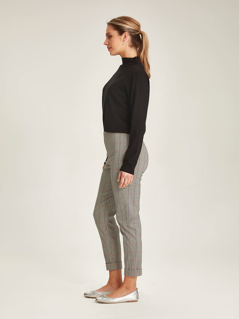 Sills Acorn Check Cuffed Hepburn