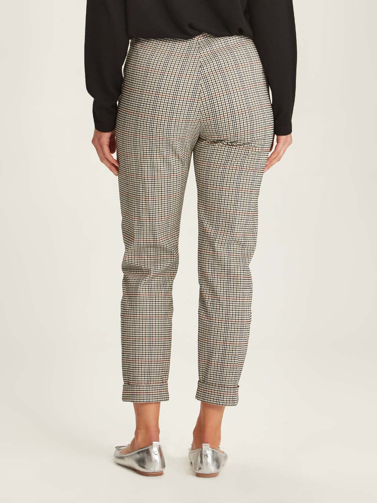 Sills Acorn Check Cuffed Hepburn