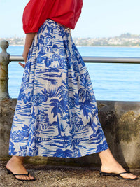 Sills Poolside Print Skirt