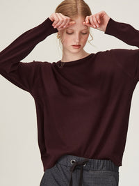 Sills Isabel Merino Sweater Plum