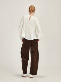 Sills Sumi Pleat Top