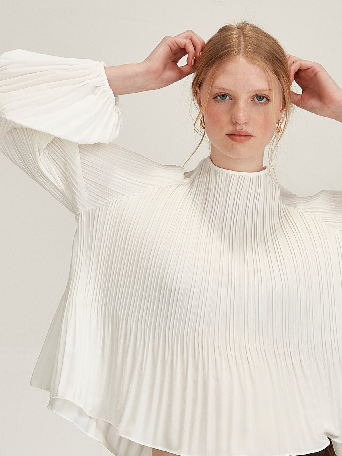 Sills Sumi Pleat Top