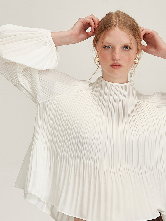 Sills Sumi Pleat Top