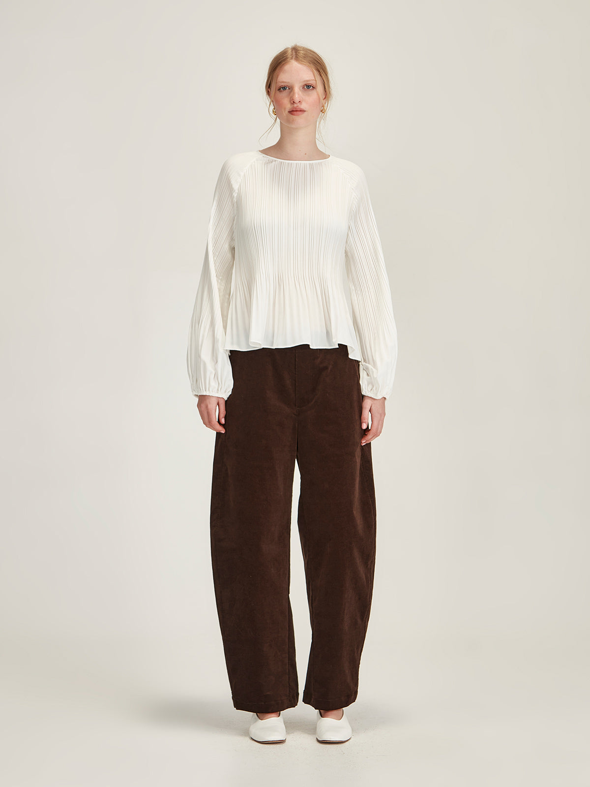 Sills Sumi Pleat Top