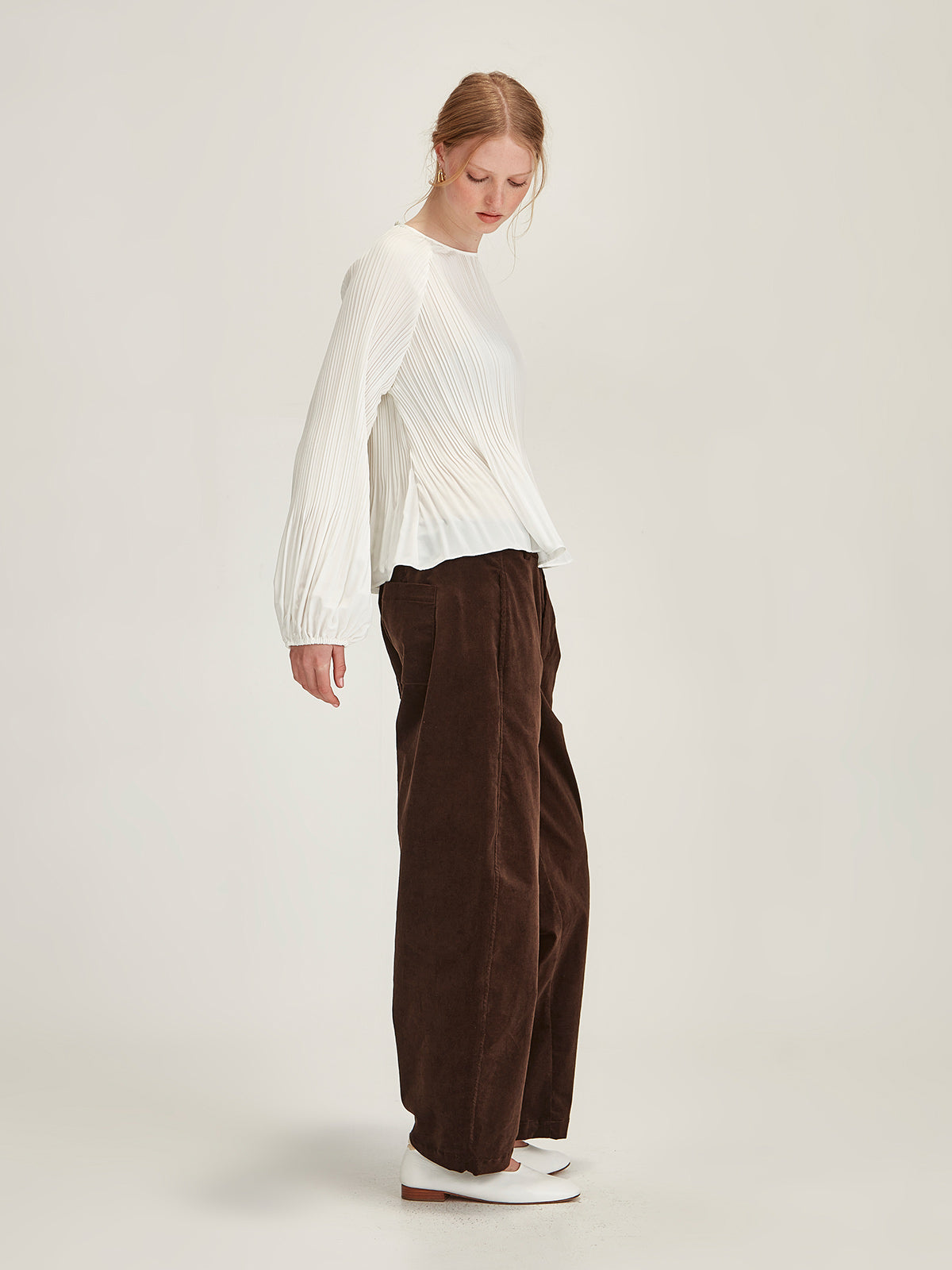 Sills Sumi Pleat Top