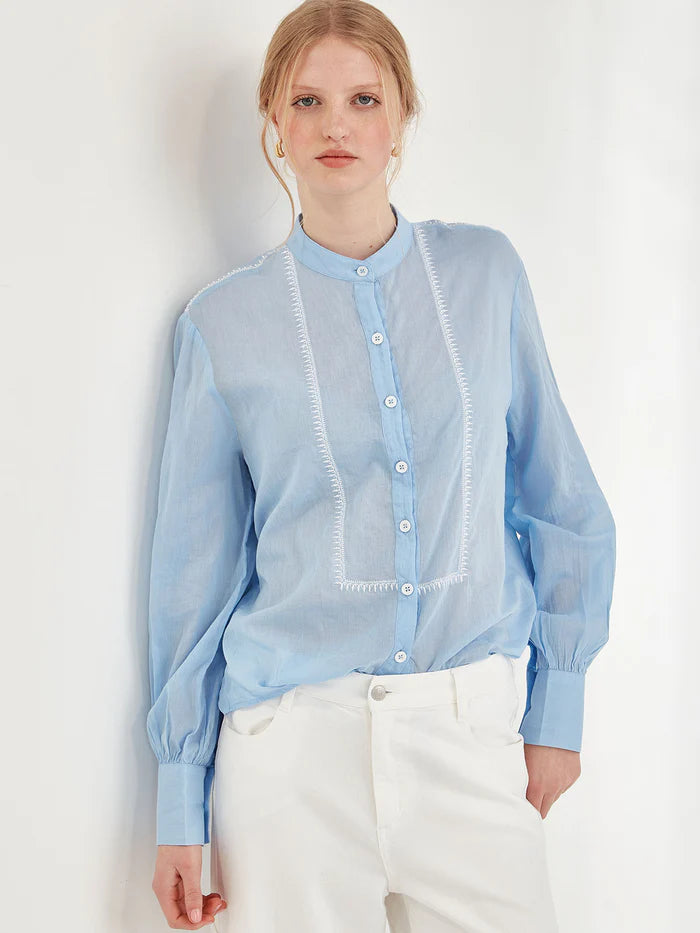 Sills Mihara Embroidered Shirt