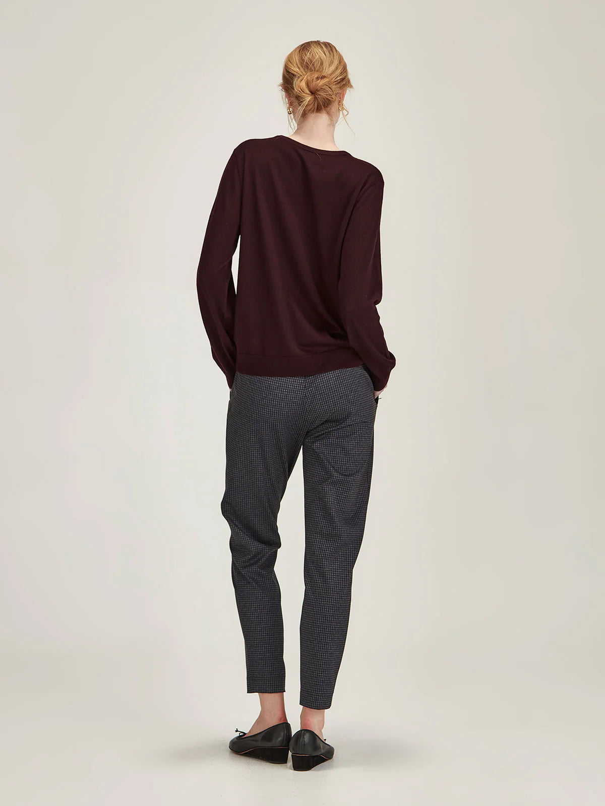 Sills Blue Check Jogger