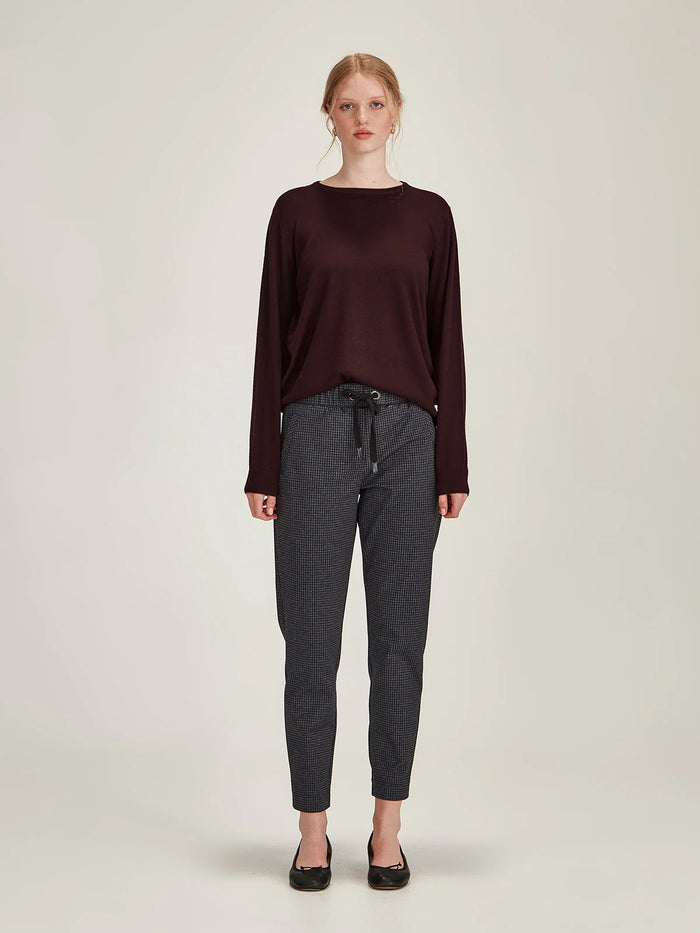 Sills Blue Check Jogger