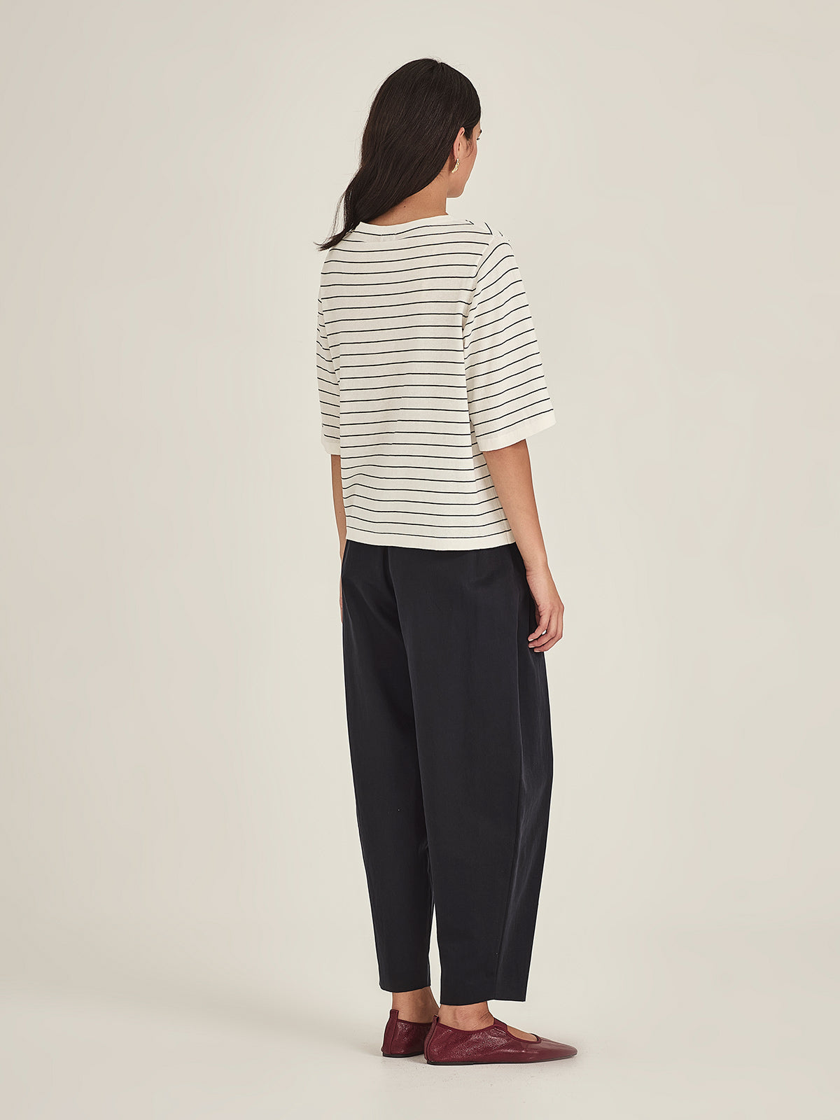 Sills Sumire Striped Boxy Tee