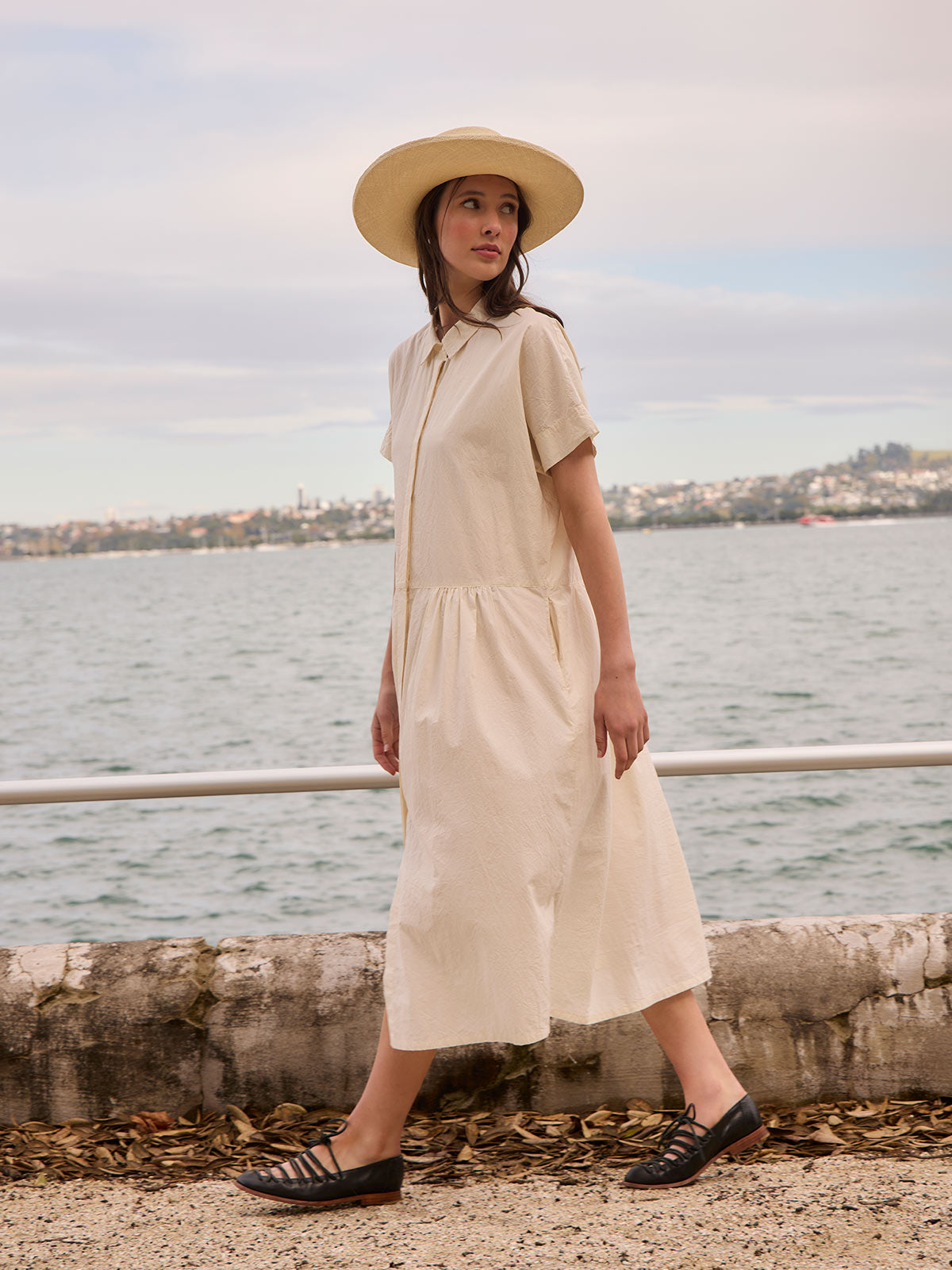 Sills Meadow Dress Chalk