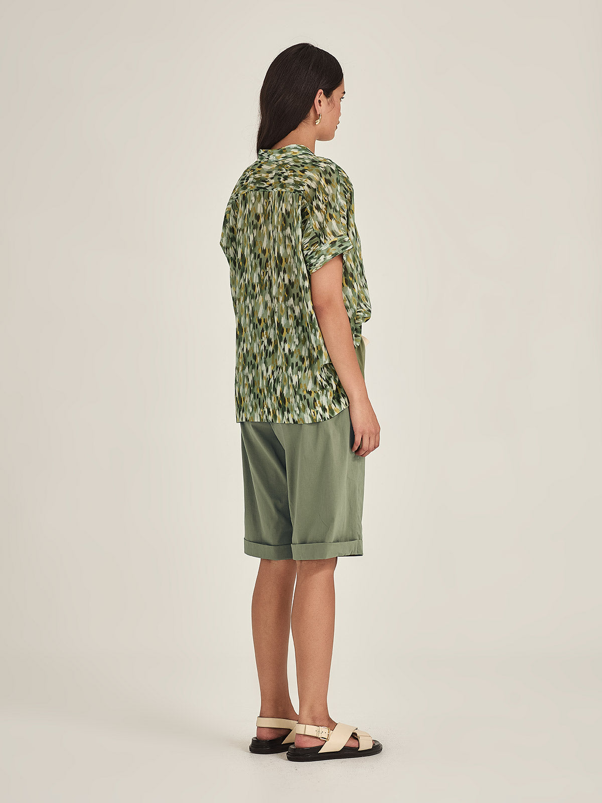 Caroline Sills Macy Shorts Khaki