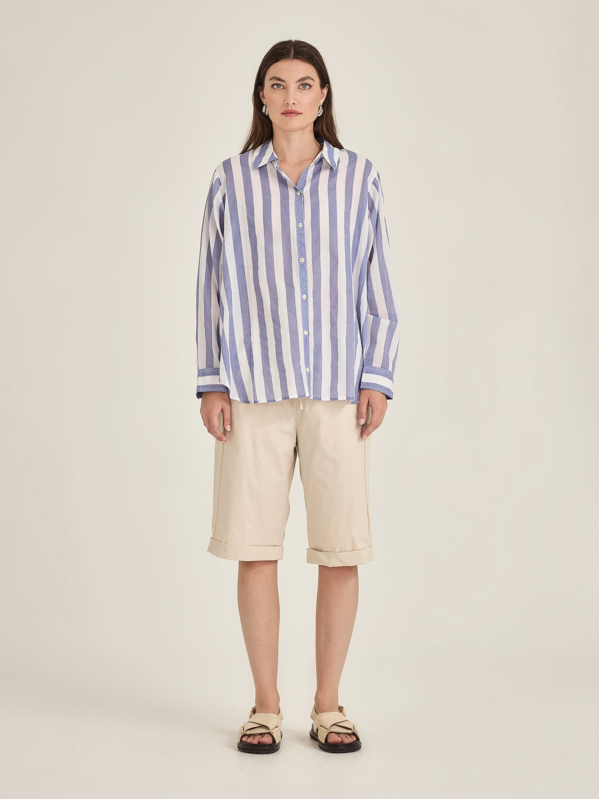 Caroline Sills Macy Shorts Stone