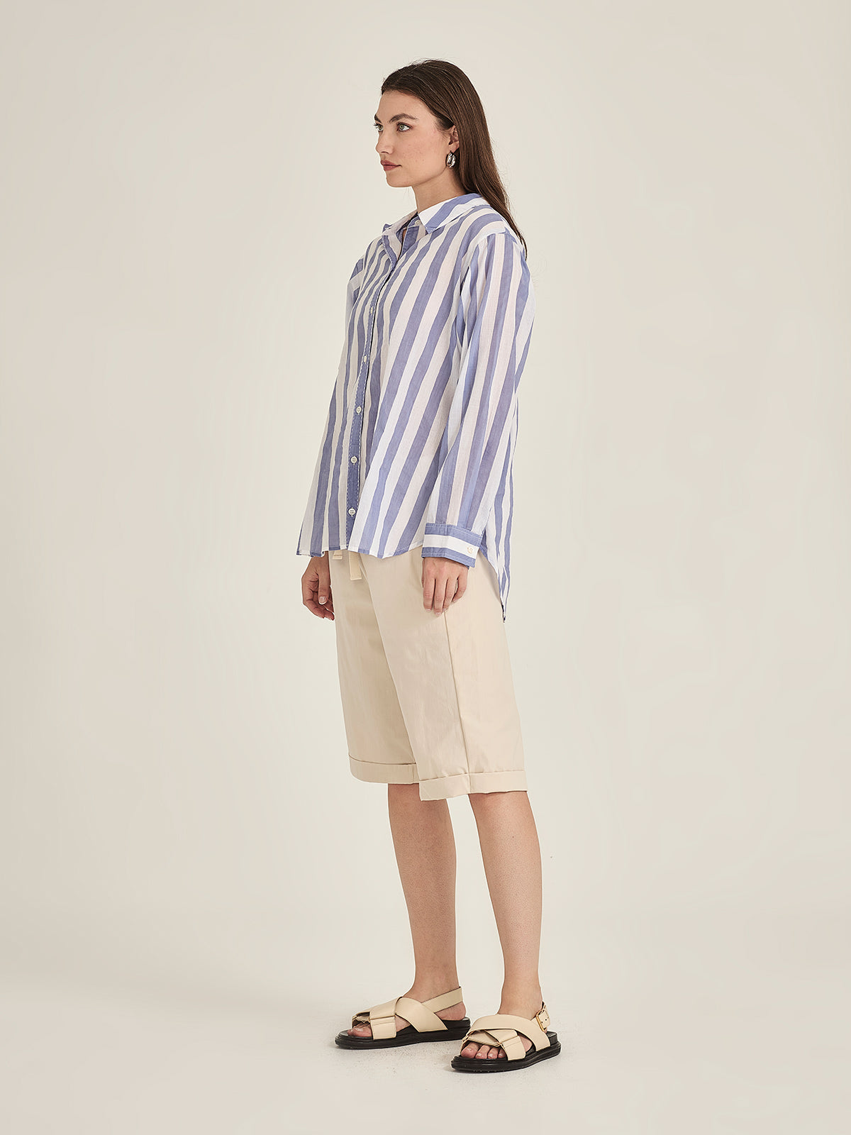 Caroline Sills Macy Shorts Stone