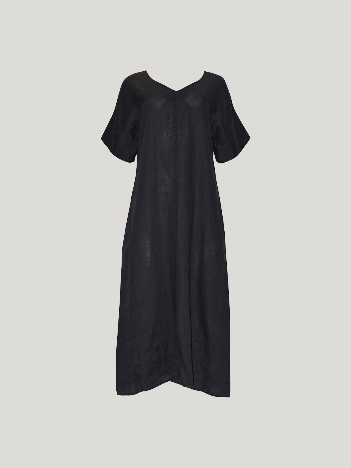 Caroline Sills Eden Linen Dress Indigo