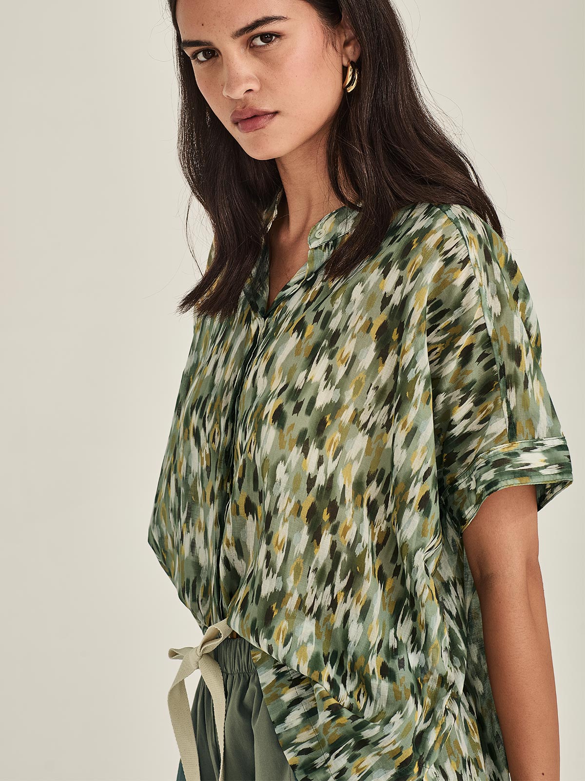 Caroline Sills Helene Print Top