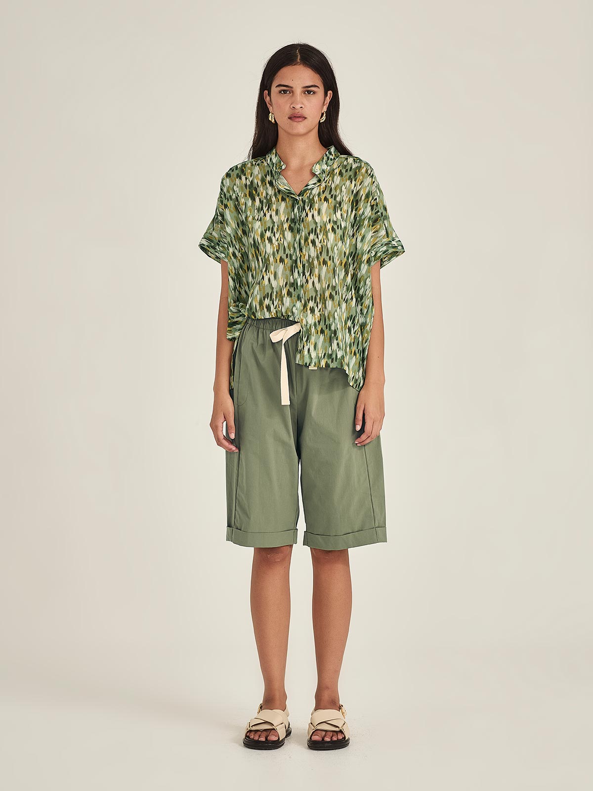 Caroline Sills Helene Print Top