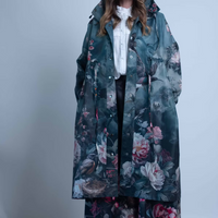 Sheryl May Sky Garden Raincoat