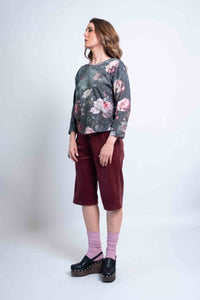 Sheryl May Sky Garden Long Sleeve Tee