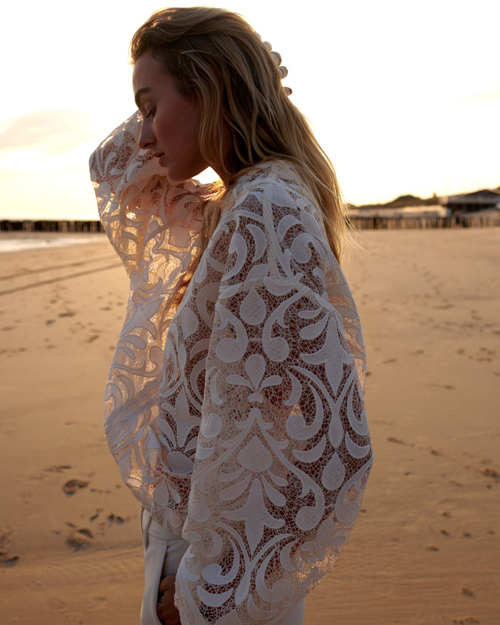 Summum Lace Bomber Jacket