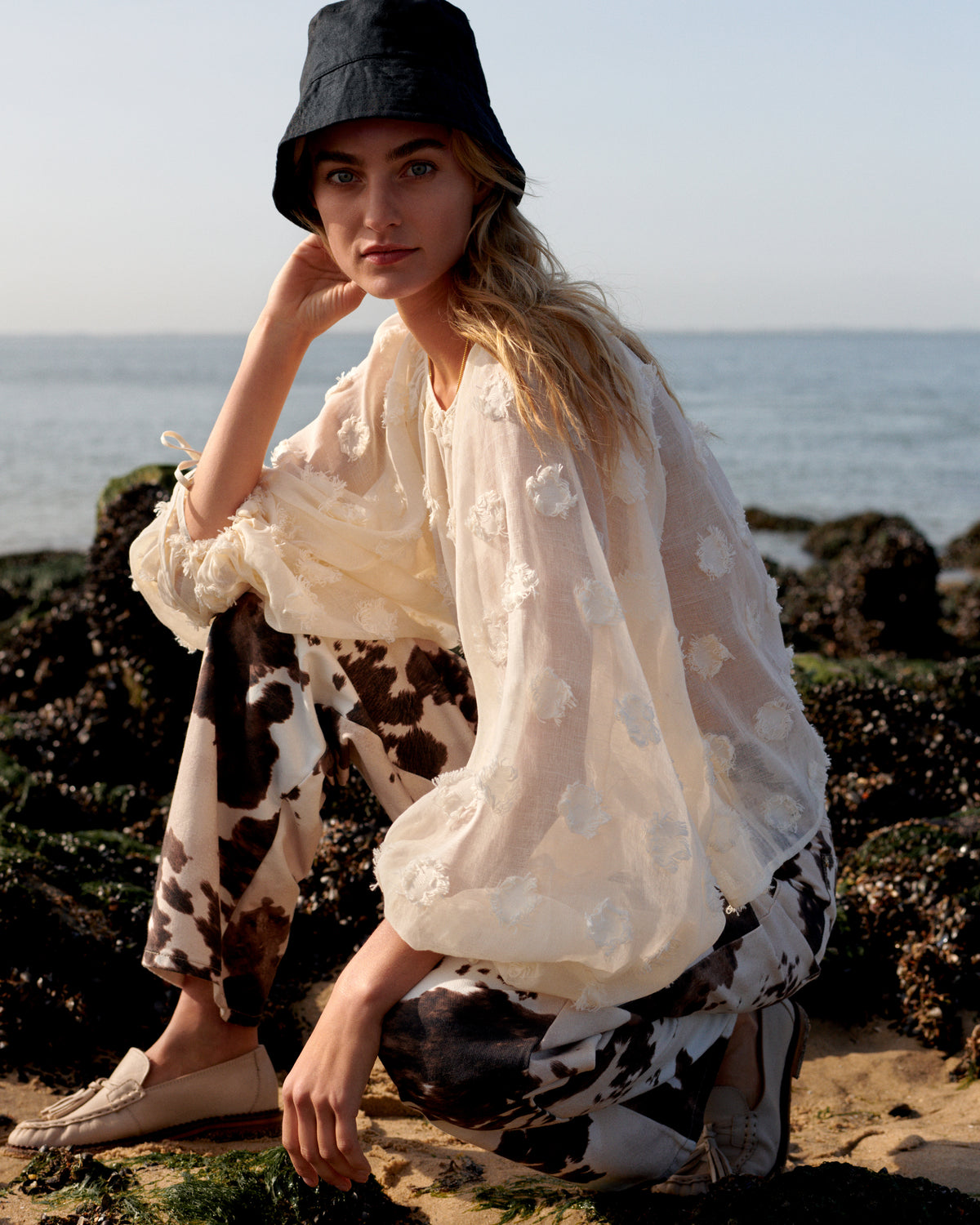Summum 3D Blouse Ivory