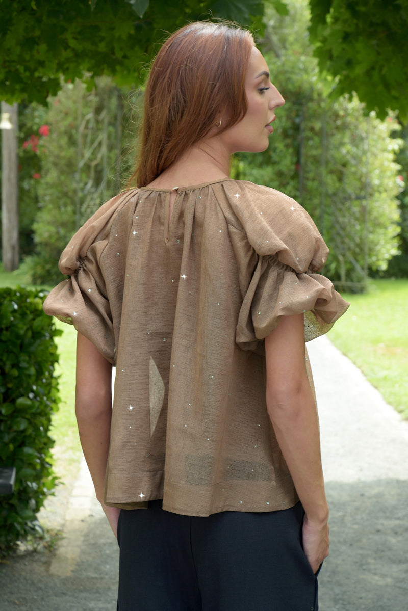 Trelise Cooper Pop Off Top Taupe