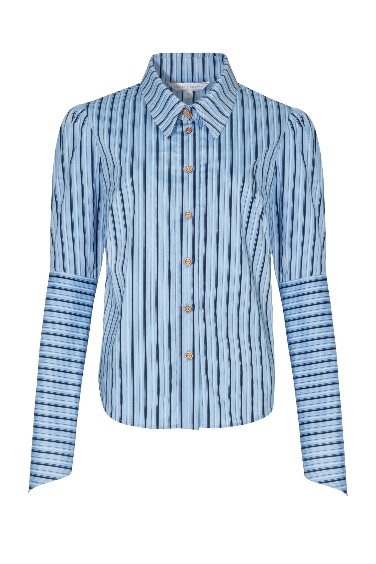 Trelise Cooper Roman Holiday Shirt Blue Stripe