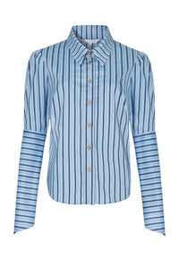 Trelise Cooper Roman Holiday Shirt Blue Stripe