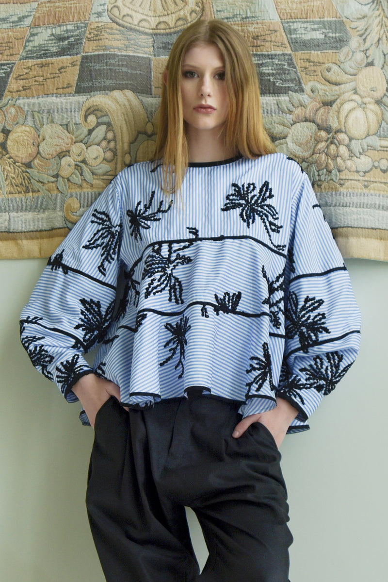 Trelise Cooper Dream Come Blue Top