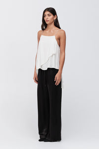 Taylor Station Pant Black Satin