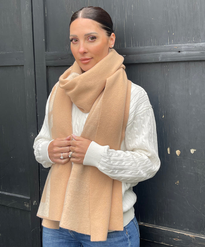 Dark Hampton Thompson Wool Scarf