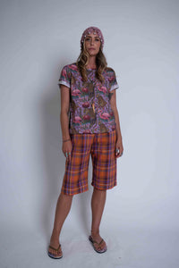 Sheryl May Tigers in the Garden Tee