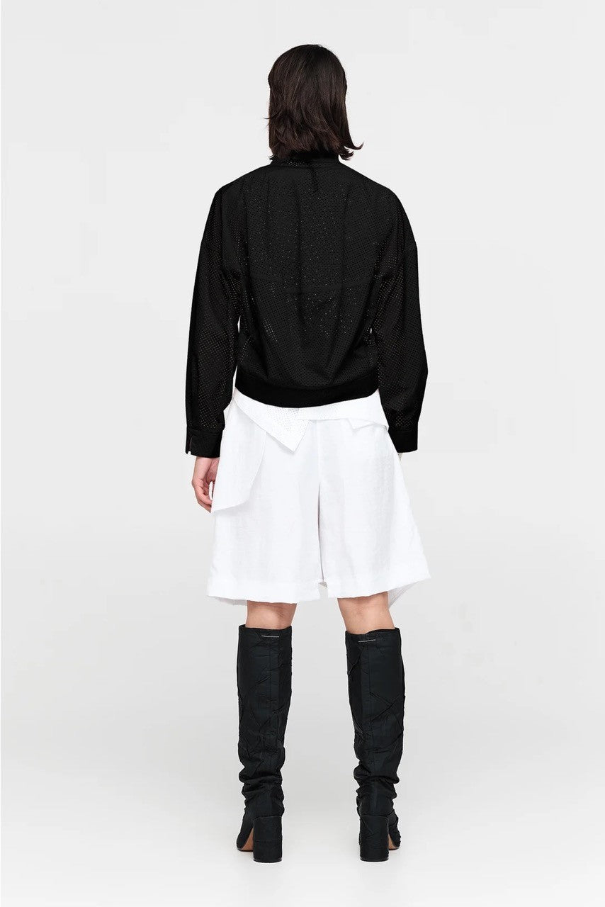 Taylor Veer Jacket Black Perforated