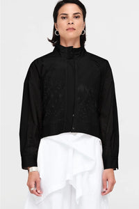 Taylor Veer Jacket Black Perforated