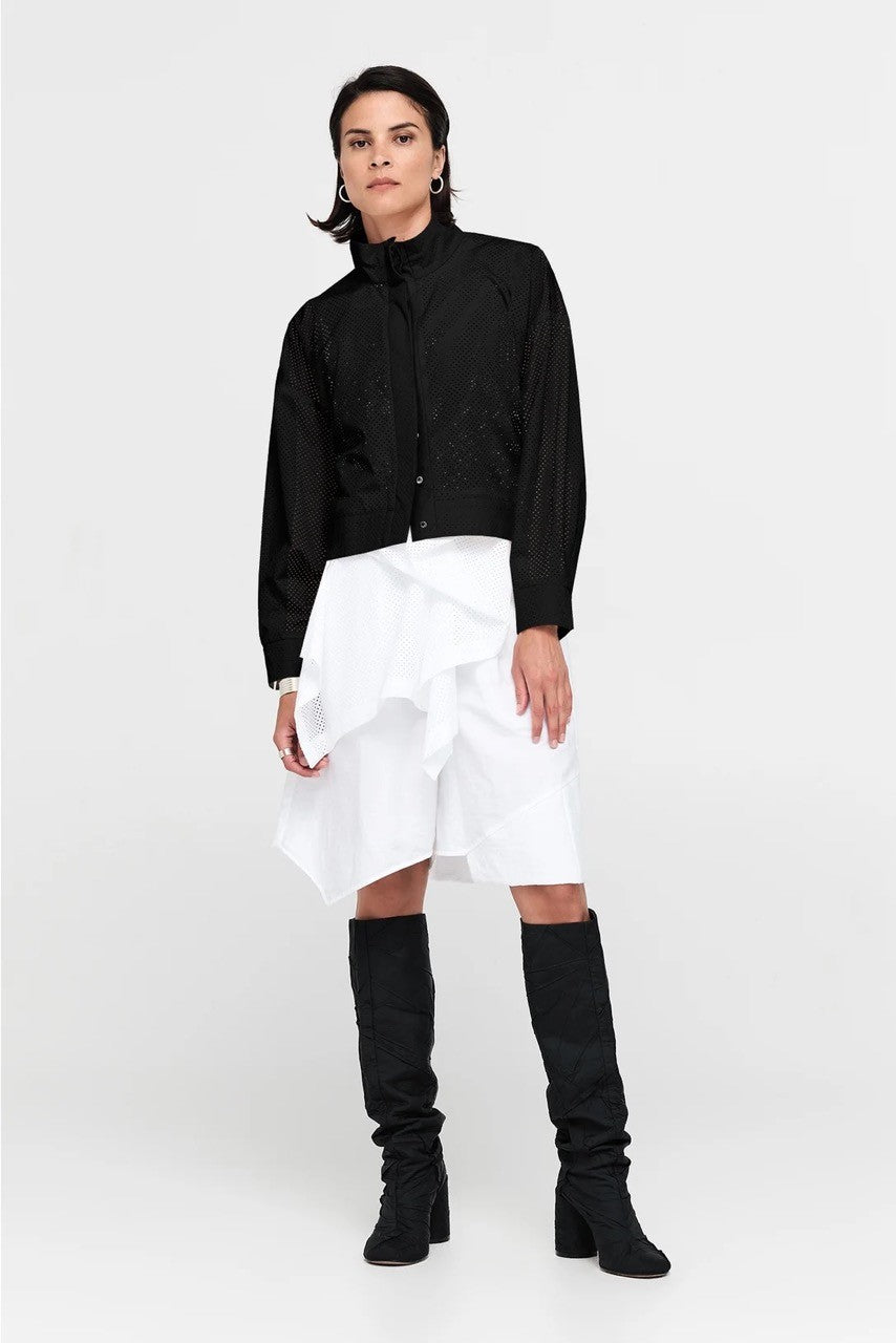 Taylor Veer Jacket Black Perforated