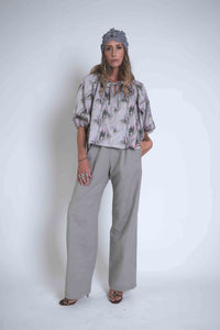 Sheryl May Pebble Wide Leg Trousers