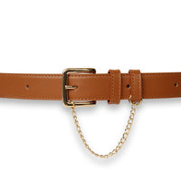 Kathryn Wilson Classic Belt Tan Calf