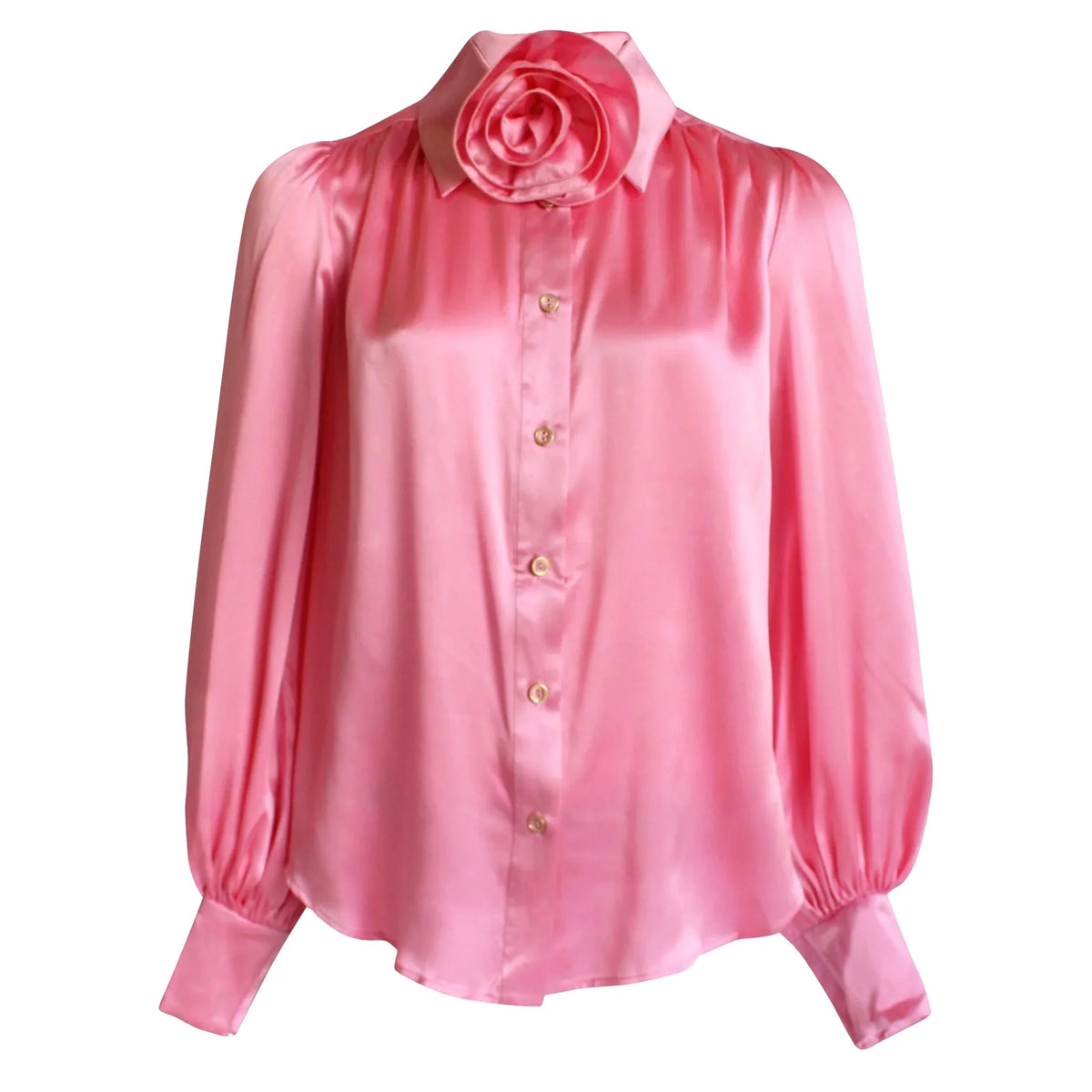LeDoré Rosette Blouse Peony Silk
