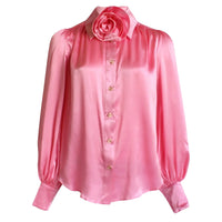 LeDoré Rosette Blouse Peony Silk
