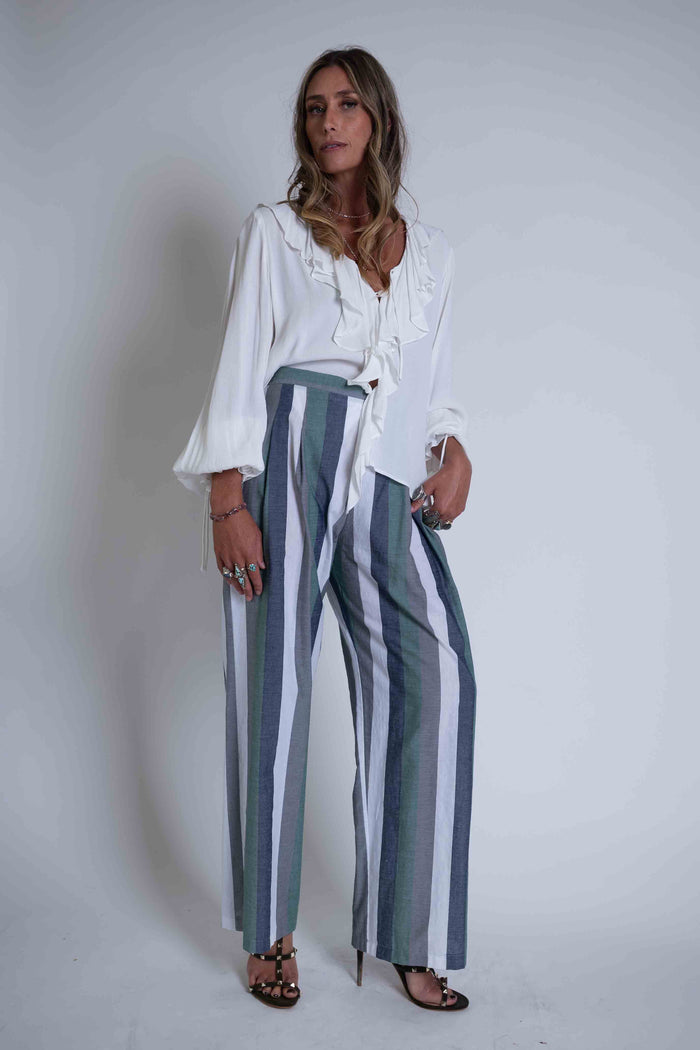 Sheryl May Pavillion Stripe Trousers